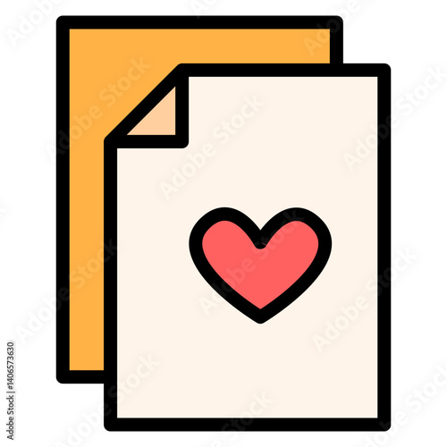 Favorite Document Filled Icon