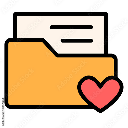 Favorite Folder Filled Icon