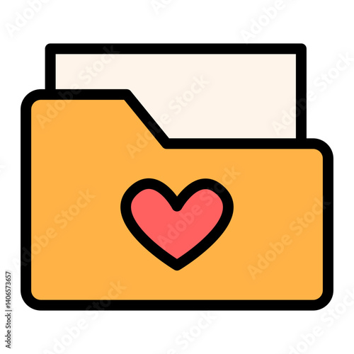 Favorite Folder Filled Icon