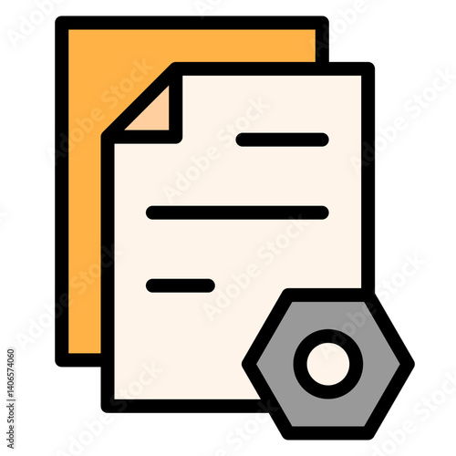 Setting Document Filled Icon