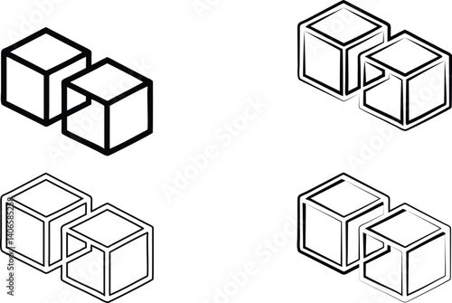 Minimalist line art, duffle bags, simple black and white sketches, cylindrical travel bags, iconic luggage designs, clean outlines, stylized handbags, repeating pattern, fashion accessories illustrati