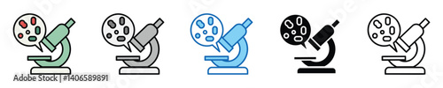 Organism Icons Set – Editable Vector Icons in Multiple Styles