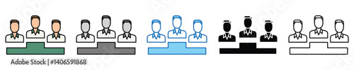 Priorities Icons Set – Editable Vector Icons in Multiple Styles