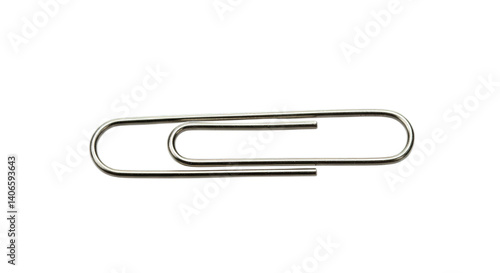 paper clip isolated on white transparent background PNG