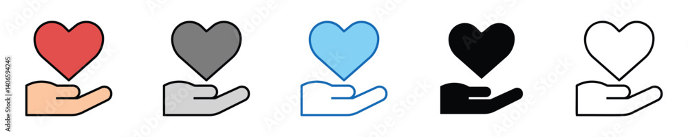 Regard Icons Set – Editable Vector Icons in Multiple Styles