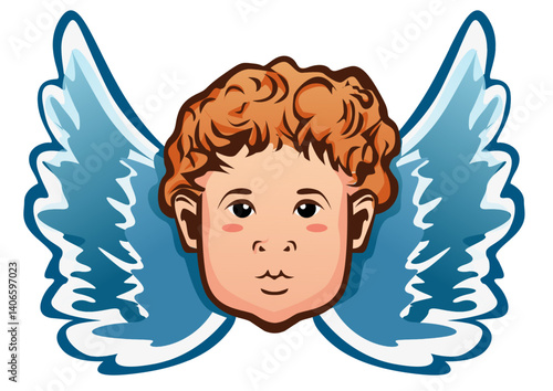 Illustration of a little angel