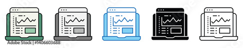 Trading Icons Set – Editable Vector Icons in Multiple Styles