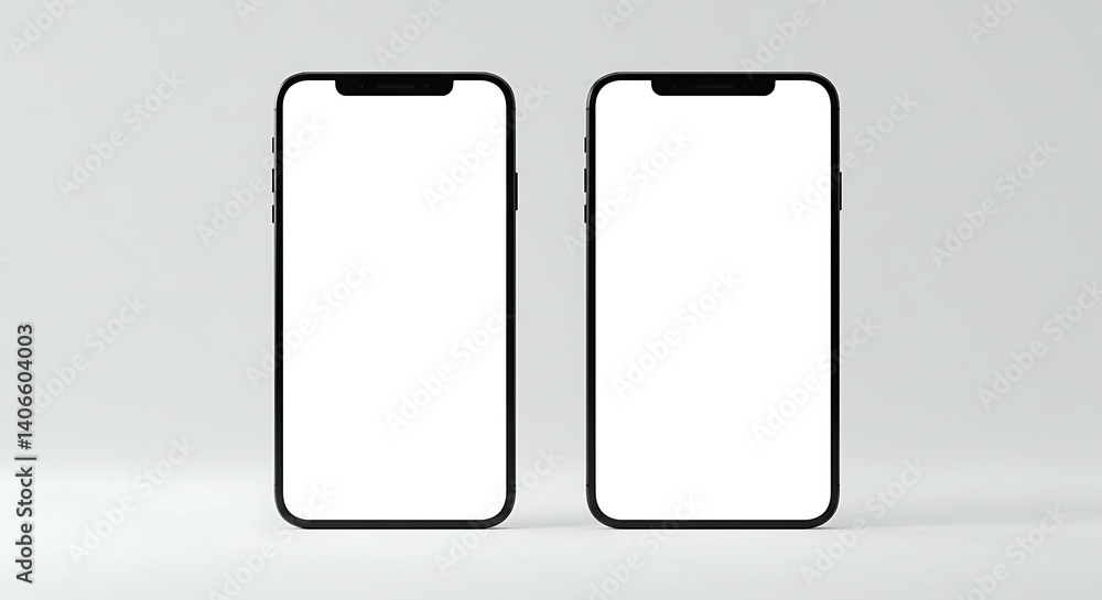 phone mockups product. empty screen for design. phone mockups product. empty screen for design.
