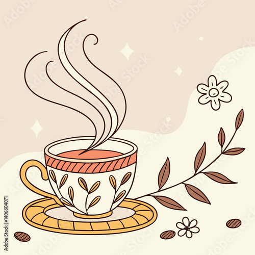 cup of tea with smoke eps