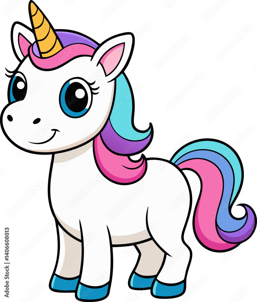 Fototapeta premium unicorn vector