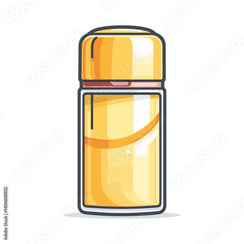 Golden Antiperspirant Deodorant Stick Illustration