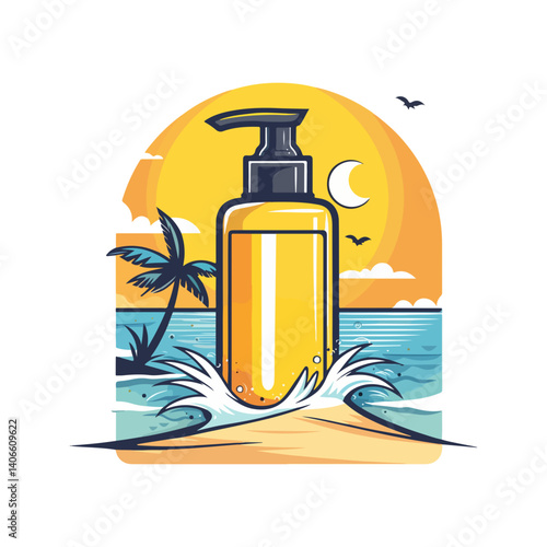 Tropical Sunscreen Beach Day Protection, Sun Safety Essentials
