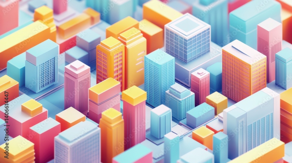 A vibrant, stylized cityscape featuring colorful buildings and a modern architectural design, showcasing a dynamic urban environment. A vibrant, stylized cityscape featuring colorful buildings and a modern architectural design, showcasing a dynamic urban environment.