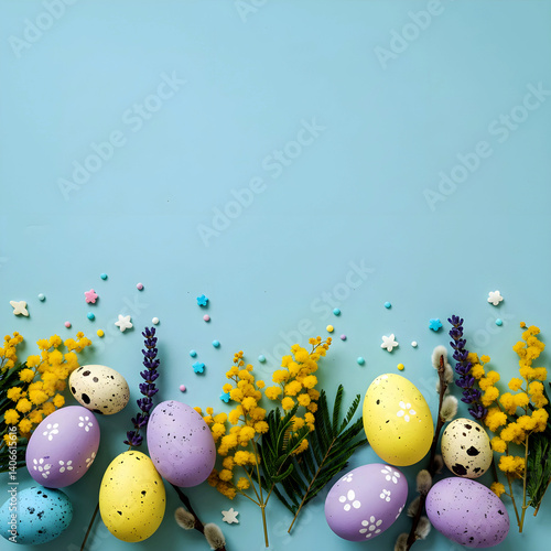 Wallpaper Mural Flat Lay Eucalyptus Images Torontodigital.ca