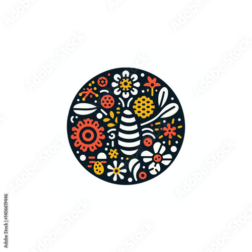 Pollen Allergy icon vector symbol design illustration.