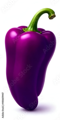 Vector Glyph Icons of Bell Peppers – Clean, Monochrome Design