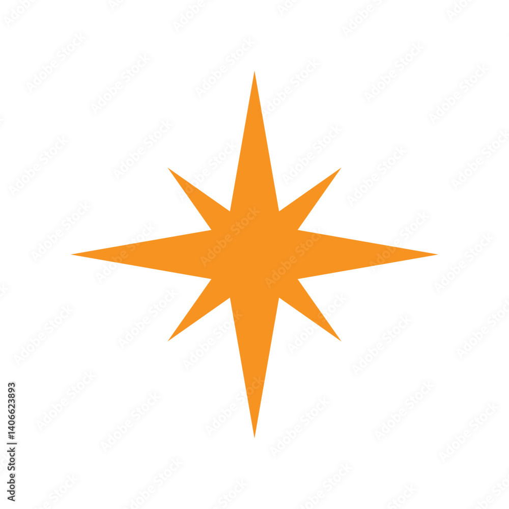 Obraz premium vector illustration of a star