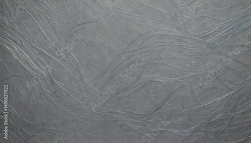  繊維の混ざった和紙 グレー