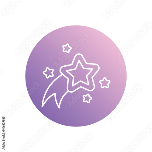 Fantastic icon vector stock illustration