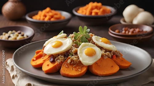 Obraz na płótnie Sweet Potato Duckunu.generative.ai w salonie