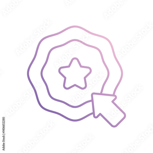 Elect Button icon vector stock illustration