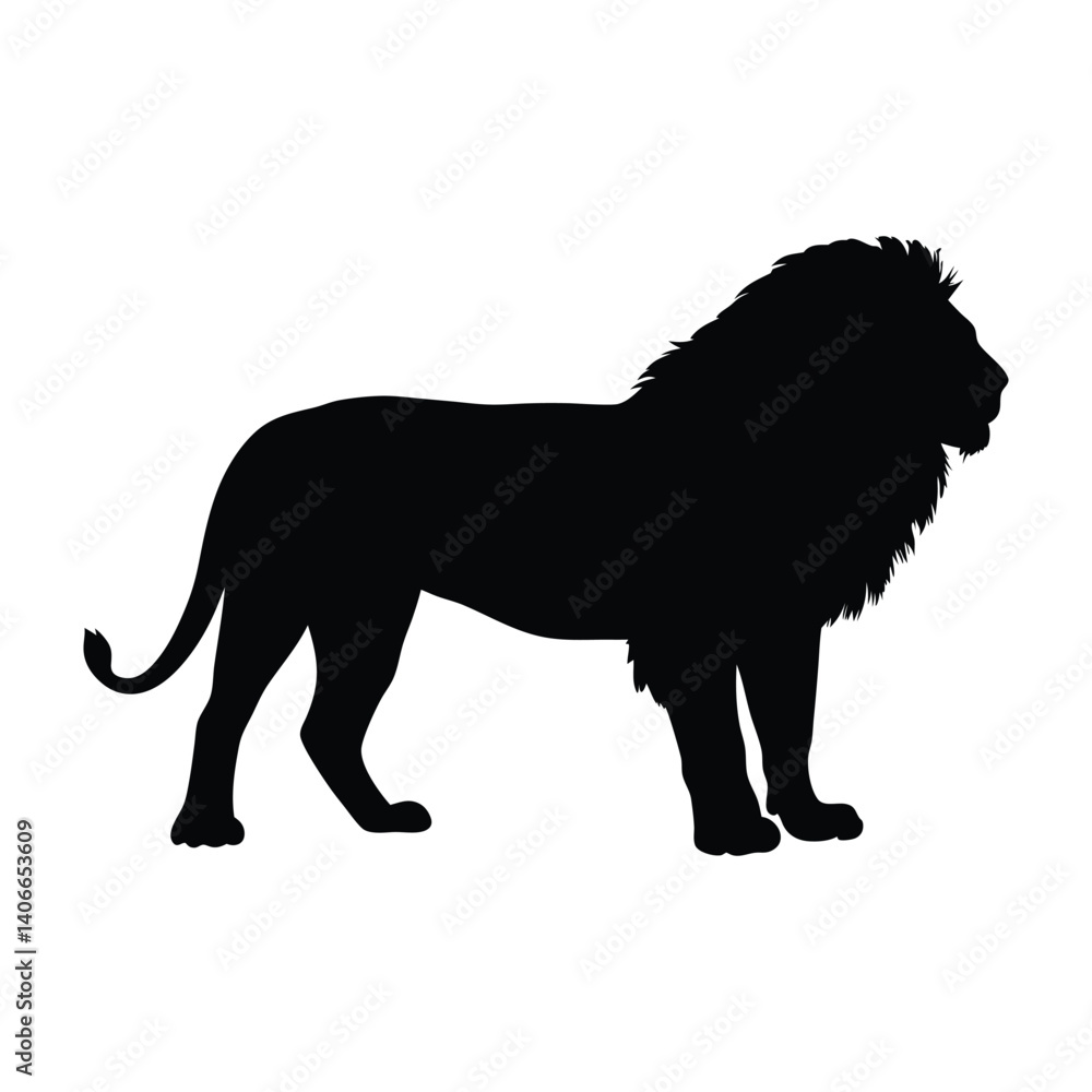 Lion vector silhouette