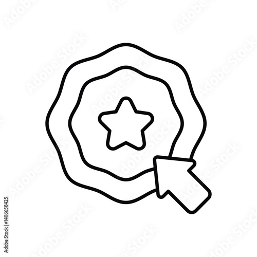 Elect Button icon vector stock illustration