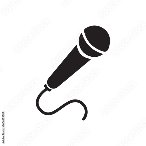 Mic  icon vector illustration