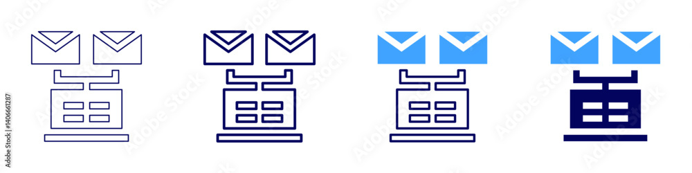 Laptop endurance icon in 4 different styles. Thin Line, Line, Bold Line, Duotone. Duotone style. Editable stroke Laptop endurance icon in 4 different styles. Thin Line, Line, Bold Line, Duotone. Duotone style. Editable stroke