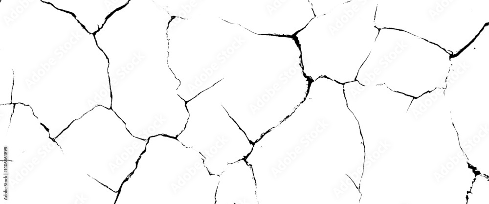 Vector new style earthquake isolated on white background