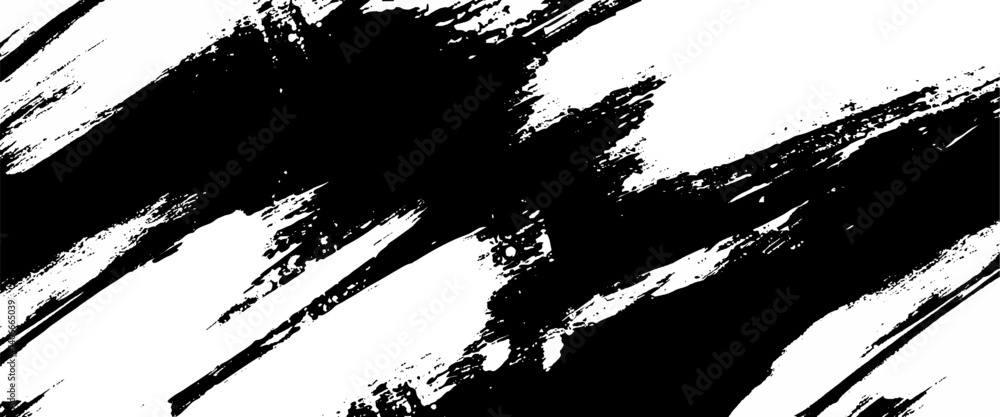 Vector new style white paint brush stroke