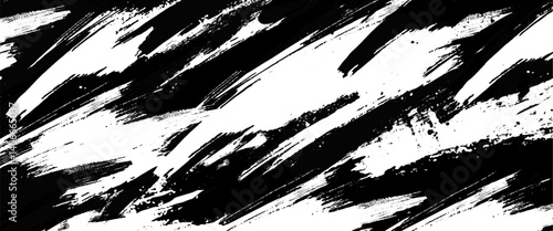 Obraz na płótnie Vector black texture paint stain shining brush stroke background w salonie