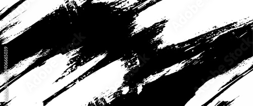 Obraz na płótnie Vector new style white paint brush stroke w salonie