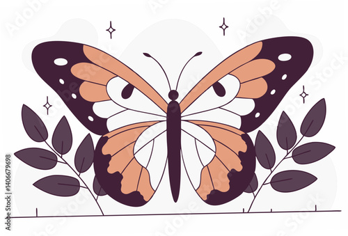 butterfly vector illustration