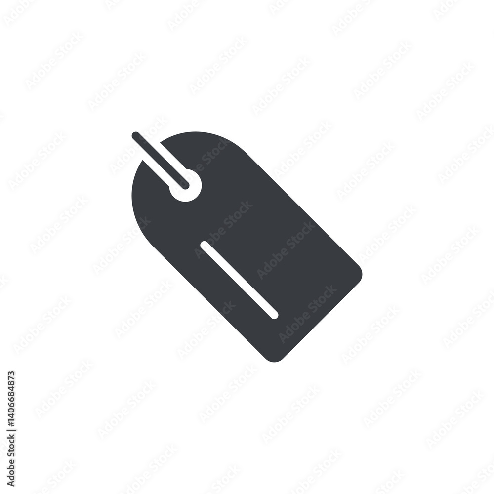 Label with a string vector icon Label with a string vector icon
