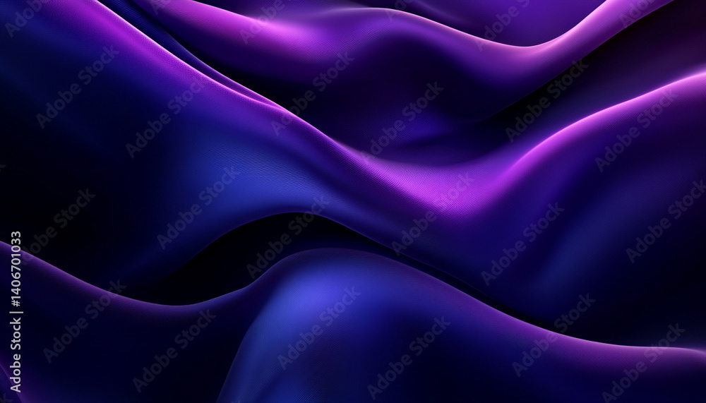 Obraz premium Blue silk backgroundHD 8K wallpaper Stock Photographic Image