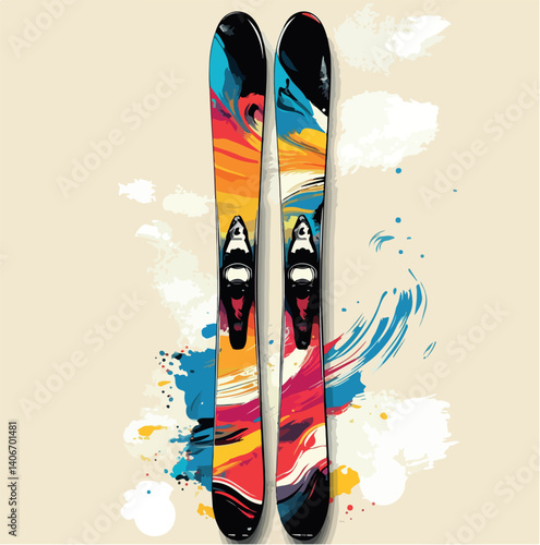 illustration, mountain, ski, winter, travel, snow, vector, drawing, sketch, sport, draw, nature, tourism, doodle, hand, graphic, vacation, season, cold, landscape, adventure, extreme, top, icon, fun, 
