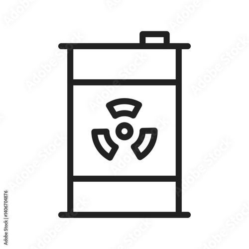 Toxic Waste icon vector image. Suitable for mobile apps, web apps and print media.