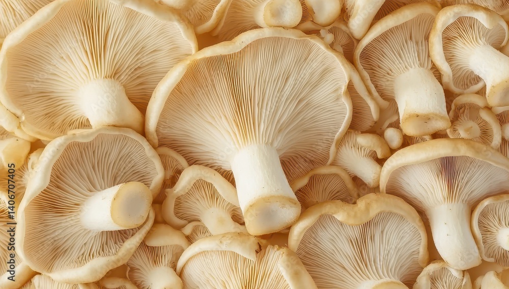 Fresh mushrooms close-up Fresh mushrooms close-up