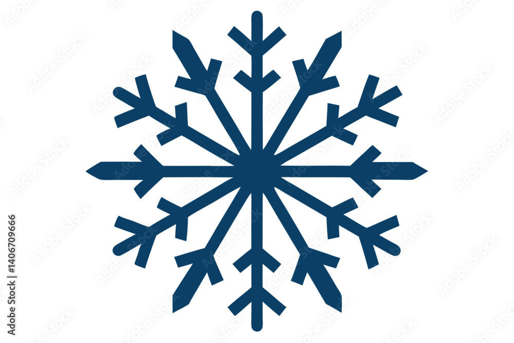 snowflake on white background snowflake on white background
