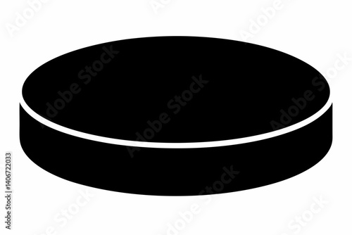 foundation sponge silhouette vector illustration