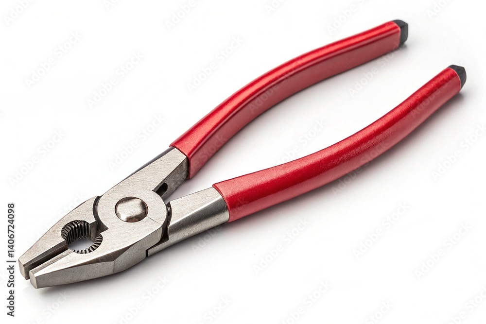 Diagonal pliers isolated on white background Diagonal pliers isolated on white background