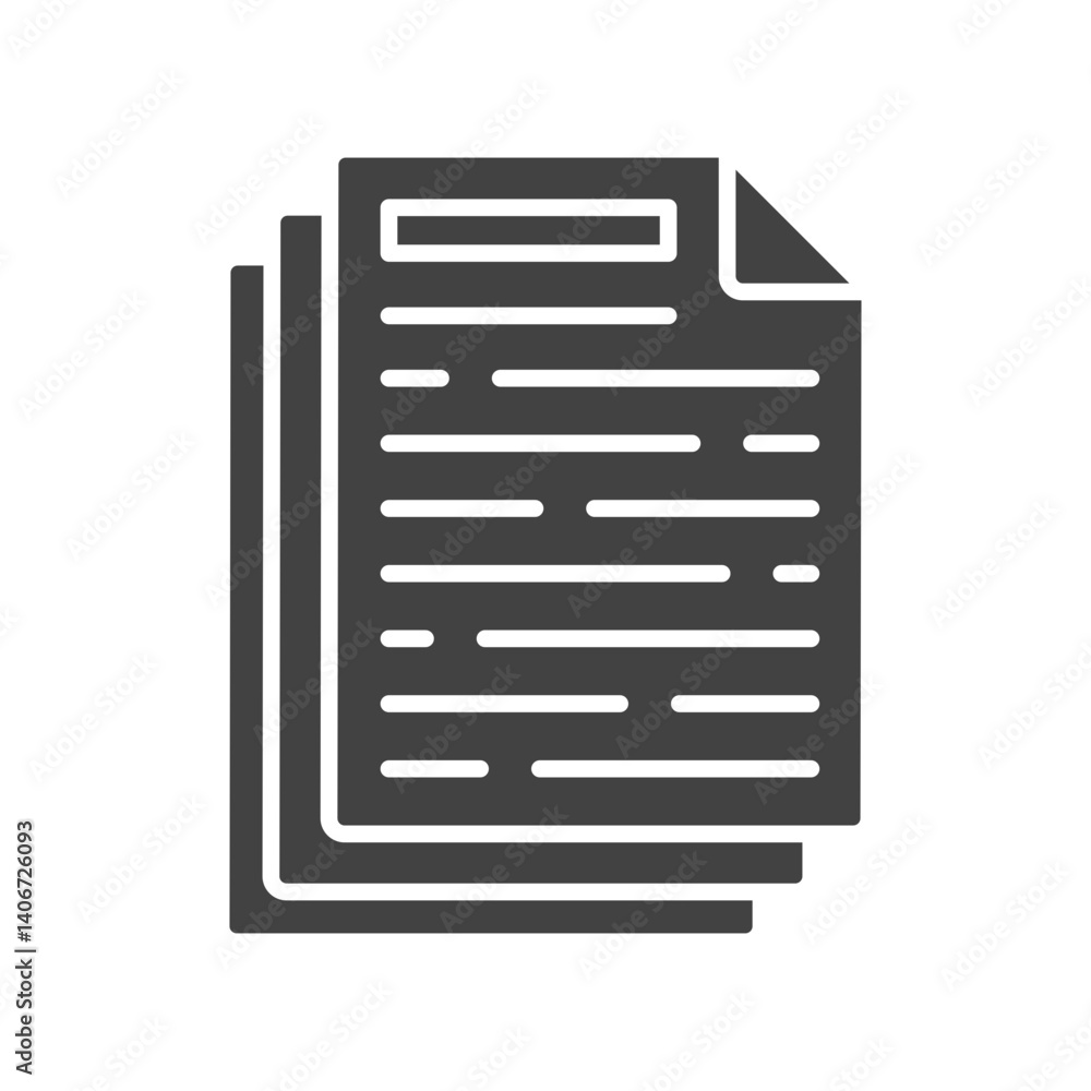 File icon vector image. Suitable for mobile apps, web apps and print media. File icon vector image. Suitable for mobile apps, web apps and print media.