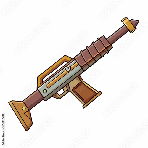 illustration of a wooden chair with a key