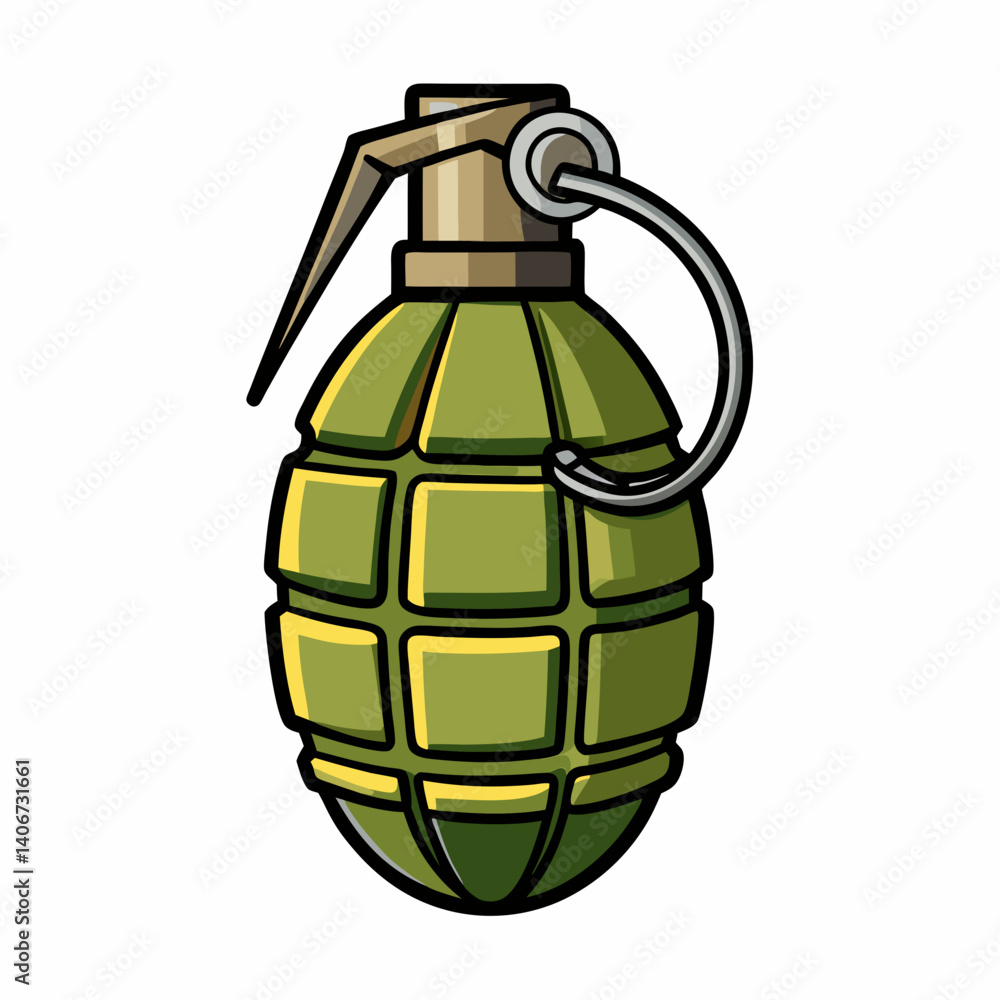 grenade isolated on white grenade isolated on white