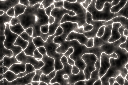 artistic smooth radiant electric curves digitally drawn background or texture illustration