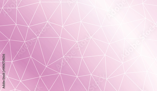 Modern geometrical abstract background with polygonal elements For interior wallpaper, smart design, fashion print. Vector illustration. Creative gradient color.