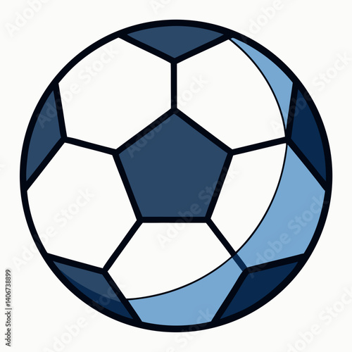 soccer ball isolated on white