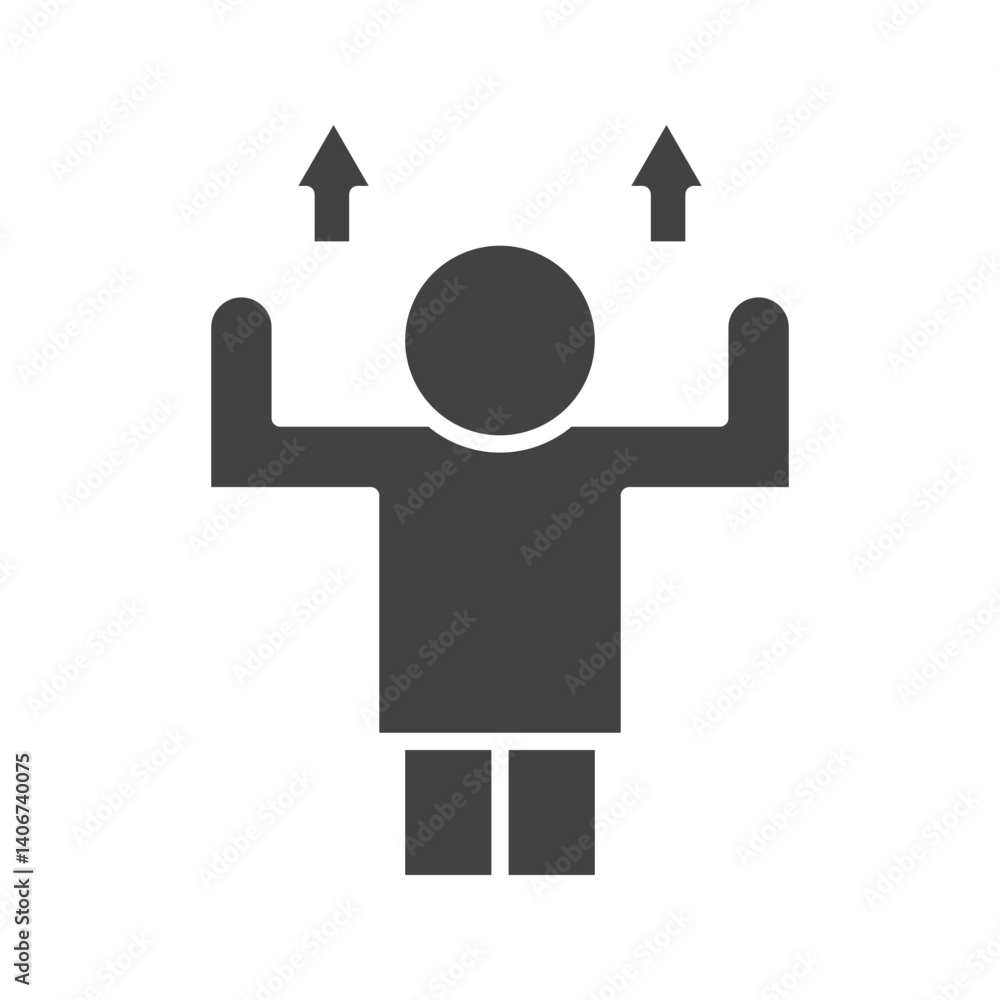 Selfconfident icon vector image. Suitable for mobile apps, web apps and print media. Selfconfident icon vector image. Suitable for mobile apps, web apps and print media.