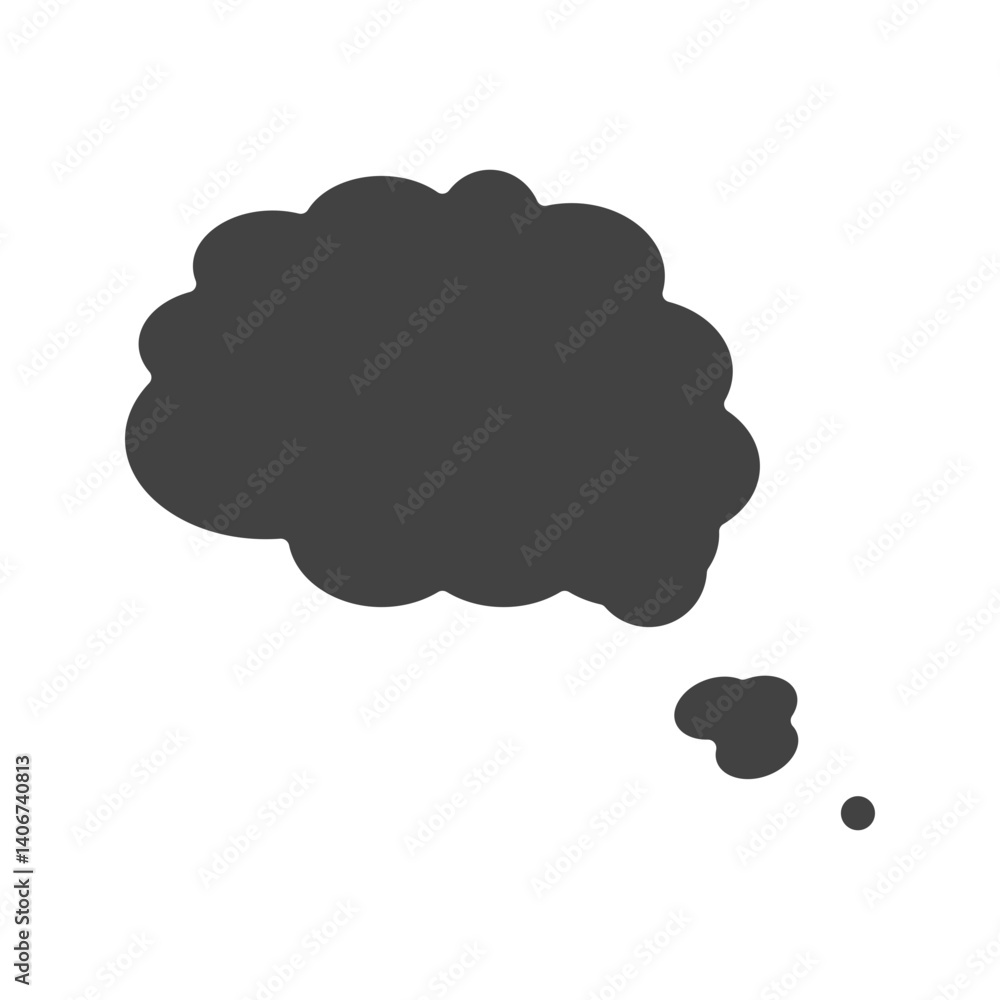 Thinking icon vector image. Suitable for mobile apps, web apps and print media. Thinking icon vector image. Suitable for mobile apps, web apps and print media.